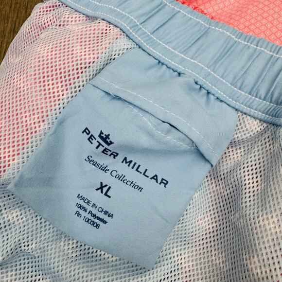 Peter Miller Seaside Collection Red Board Shorts Men’s Size XL - Picture 8 of 9